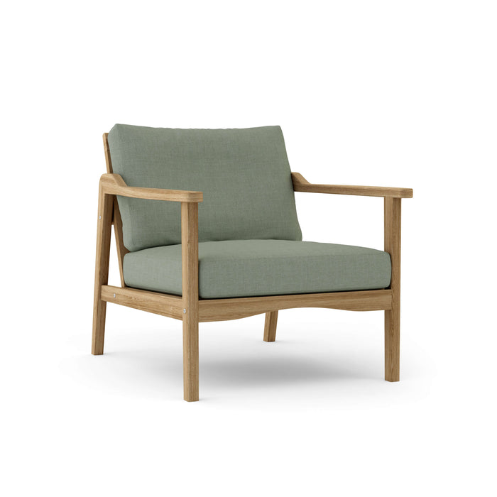 Anderson Teak Arm Chair Sage Anderson Teak Amalfi Outdoor Wood Deep Seating Armchair