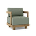 Anderson Teak Arm Chair Sage Anderson Teak Granada Outdoor Wood Deep Seating Armchair