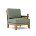 Anderson Teak Arm Chair Sage Anderson Teak Luxe Outdoor Wood Deep Seating Left Modular