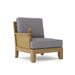 Anderson Teak Arm Chair Slate Anderson Teak Luxe Outdoor Wood Deep Seating Right Modular