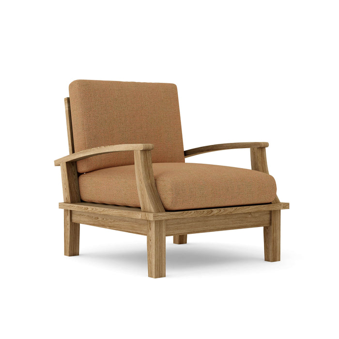 Anderson Teak Arm Chair Teak Anderson Teak Brianna Outdoor Wood Deep Seating Armchair