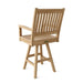 Anderson Teak Bar Chair Anderson Teak Rialto Outdoor Wood Swivel Bar Armchair