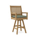 Anderson Teak Bar Chair Anderson Teak Rialto Outdoor Wood Swivel Bar Armchair