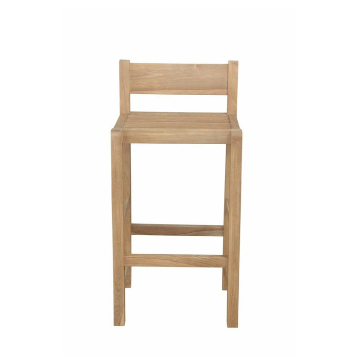 Anderson Teak Bar Chair Anderson Teak Sedona Outdoor Wood Bar Chair