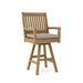 Anderson Teak Bar Chair Ash Anderson Teak Rialto Outdoor Wood Swivel Bar Armchair