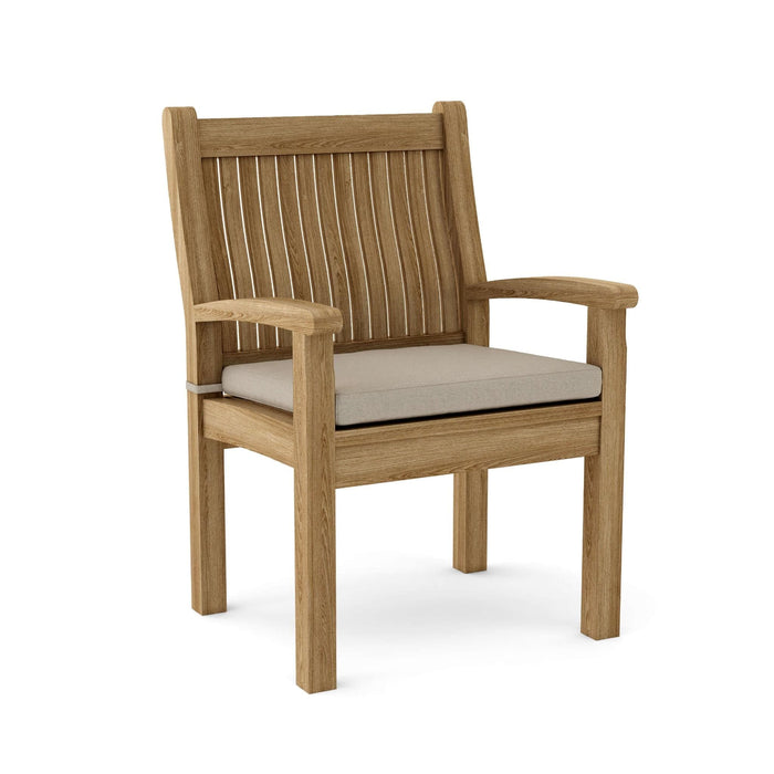 Anderson Teak Bar Chair Ash Anderson Teak Sahara Dining Outdoor Wood Armchair