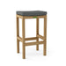 Anderson Teak Bar Chair Charcoal Anderson Teak New Montego Outdoor Wood Backless Bar Chair