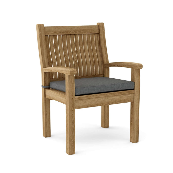 Anderson Teak Bar Chair Charcoal Anderson Teak Sahara Dining Outdoor Wood Armchair