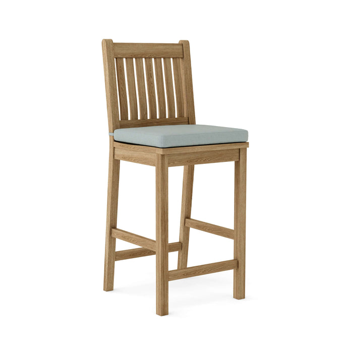 Anderson Teak Bar Chair Mist Anderson Teak Honey Golden Brown Avalon Bar Chair