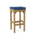 Anderson Teak Bar Chair Navy Anderson Teak Montego Outdoor Wood Backless Bar Chair