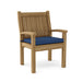 Anderson Teak Bar Chair Navy Anderson Teak Sahara Dining Outdoor Wood Armchair