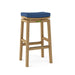 Anderson Teak Bar Chair Navy Anderson Teak Winston Outdoor Wood Backless Bar Chair