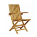 Anderson Teak Bar Chair None Anderson Teak Classic Folding Outdoor Wood Armchair