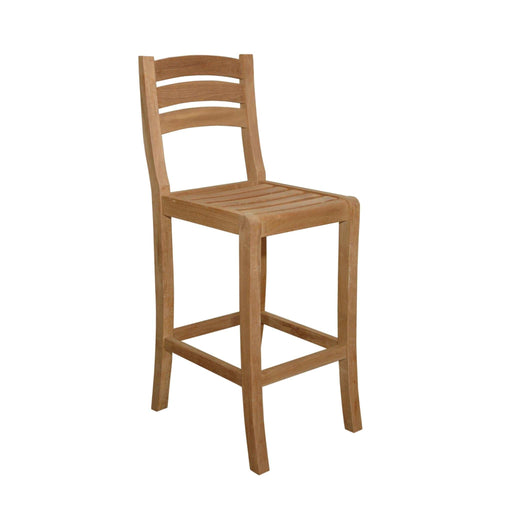 Anderson Teak Bar Chair None Anderson Teak Mandalay Wood Patio Bar Chair