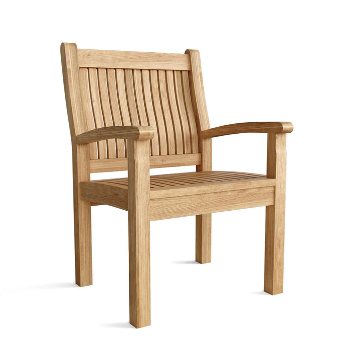 Anderson Teak Bar Chair None Anderson Teak Sahara Dining Outdoor Wood Armchair