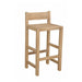 Anderson Teak Bar Chair None Anderson Teak Sedona Outdoor Wood Bar Chair