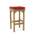 Anderson Teak Bar Chair Pomegranate Anderson Teak Montego Outdoor Wood Backless Bar Chair