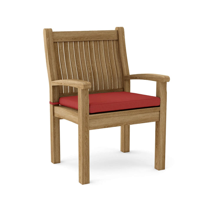 Anderson Teak Bar Chair Pomegranate Anderson Teak Sahara Dining Outdoor Wood Armchair