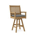 Anderson Teak Bar Chair Slate Anderson Teak Rialto Outdoor Wood Swivel Bar Armchair