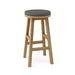 Anderson Teak Bar Stool Charcoal Anderson Teak Alpine Round Outdoor Wood Bar Stool