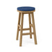 Anderson Teak Bar Stool Navy Anderson Teak Alpine Round Outdoor Wood Bar Stool