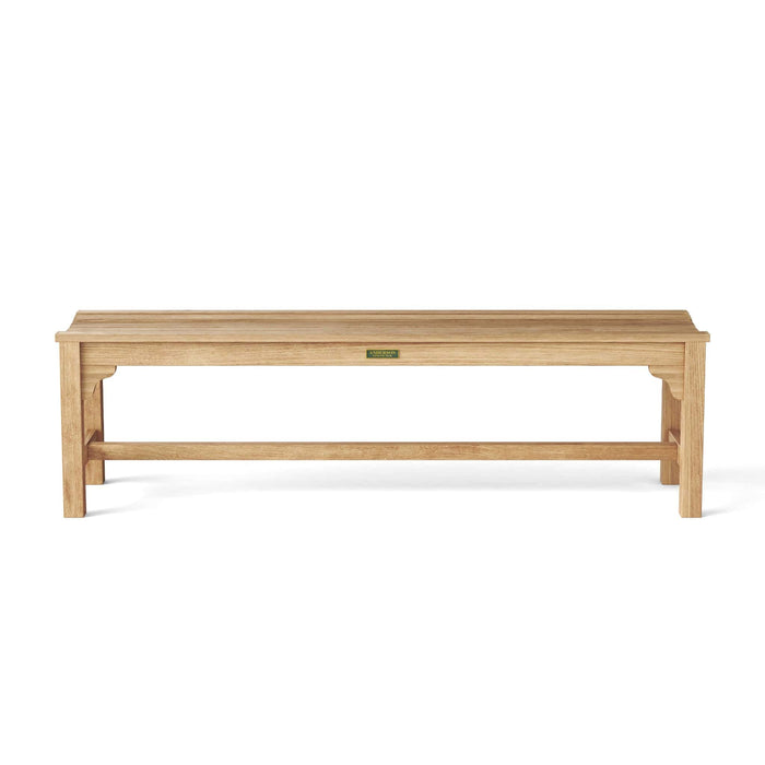 Anderson Teak Bench Anderson Teak Hampton 63″ Backless Outdoor Wood Bench