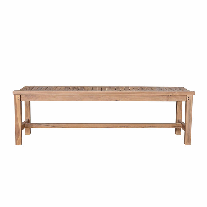 Anderson Teak Bench Anderson Teak Madison 59″ Outdoor Wood Backless Bench