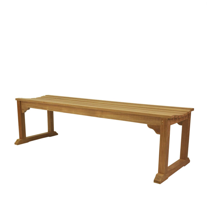 Anderson Teak Bench Anderson Teak  Mason 3-Seater Backless Outdoor Wood Bench