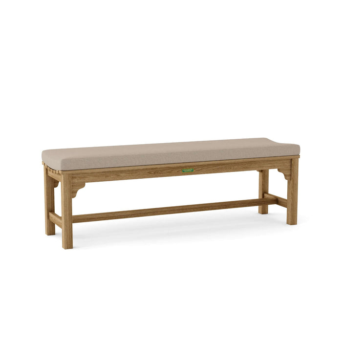 Anderson Teak Bench Ash Anderson Teak Hampton 63″ Backless Outdoor Wood Bench