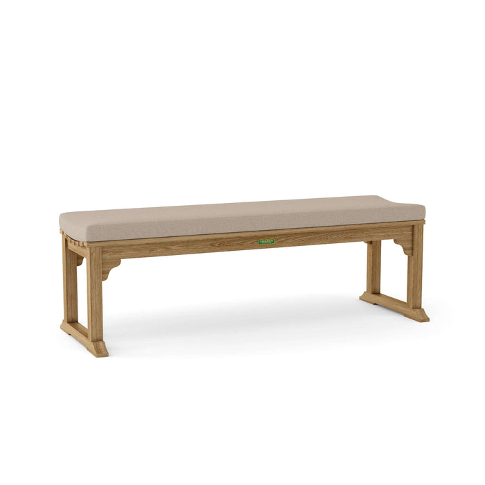 Anderson Teak Bench Ash Anderson Teak  Mason 3-Seater Backless Outdoor Wood Bench