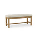 Anderson Teak Bench Charcoal Anderson Teak Casablanca 2-Seater Backless Outdoor Wood Bench