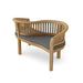 Anderson Teak Bench Charcoal Anderson Teak Curve Love Seat Outdoor Wood Bench