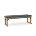 Anderson Teak Bench Charcoal Anderson Teak  Mason 3-Seater Backless Outdoor Wood Bench