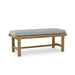 Anderson Teak Bench Mist Anderson Teak Cambridge 48″ Backless Outdoor Wood Bench