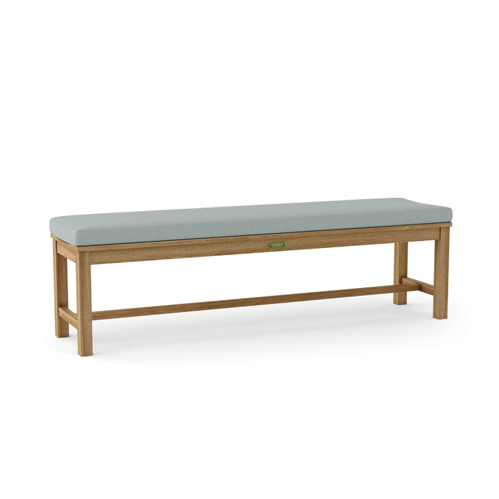 Anderson Teak Bench Mist Anderson Teak Casablanca 4-Seater Backless Outdoor Wood Bench