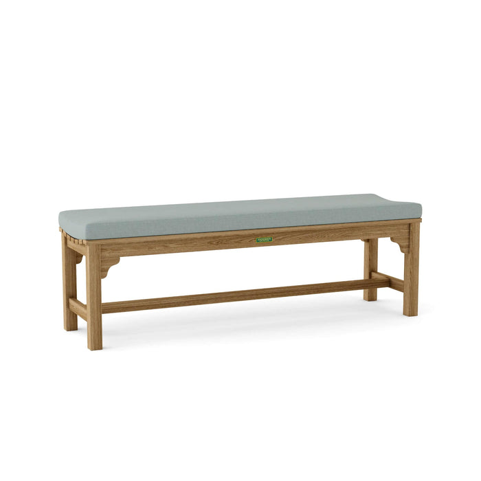 Anderson Teak Bench Mist Anderson Teak Hampton 63″ Backless Outdoor Wood Bench