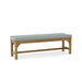 Anderson Teak Bench Mist Anderson Teak Hampton 63″ Backless Outdoor Wood Bench