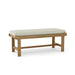 Anderson Teak Bench Natural Anderson Teak Cambridge 48″ Backless Outdoor Wood Bench