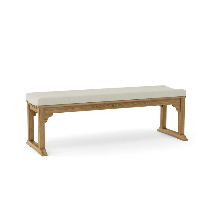 Anderson Teak Bench Natural Anderson Teak  Mason 3-Seater Backless Outdoor Wood Bench