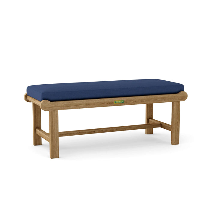 Anderson Teak Bench Navy Anderson Teak Cambridge 48″ Backless Outdoor Wood Bench