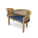 Anderson Teak Bench Navy Anderson Teak Curve Love Seat Outdoor Wood Bench