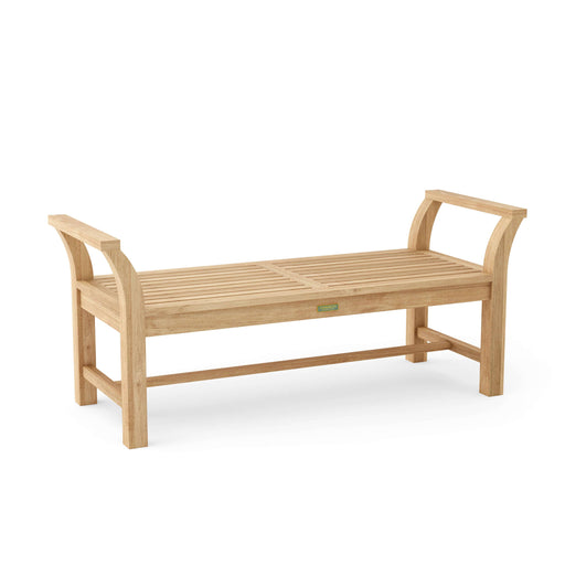 Anderson Teak Bench None Anderson Teak Sakura Outdoor Wood Backless Bench