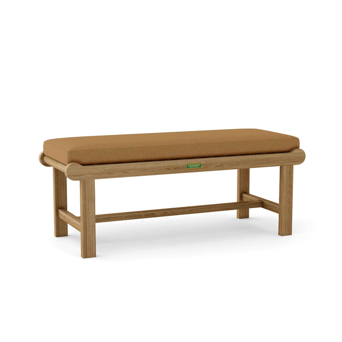 Anderson Teak Bench Pomegranate Anderson Teak Cambridge 48″ Backless Outdoor Wood Bench