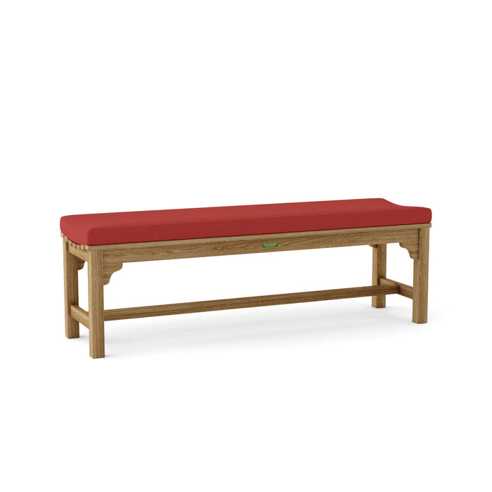 Anderson Teak Bench Pomegranate Anderson Teak Hampton 63″ Backless Outdoor Wood Bench