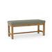 Anderson Teak Bench Sage Anderson Teak Casablanca 2-Seater Backless Outdoor Wood Bench