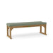 Anderson Teak Bench Sage Anderson Teak  Mason 3-Seater Backless Outdoor Wood Bench