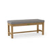 Anderson Teak Bench Slate Anderson Teak Casablanca 2-Seater Backless Outdoor Wood Bench