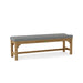 Anderson Teak Bench Slate Anderson Teak Hampton 63″ Backless Outdoor Wood Bench