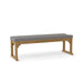 Anderson Teak Bench Slate Anderson Teak  Mason 3-Seater Backless Outdoor Wood Bench