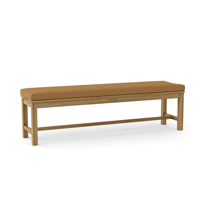 Anderson Teak Bench Teak Anderson Teak Casablanca 4-Seater Backless Outdoor Wood Bench